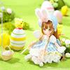 Azone International Akai Camera X SugarCups Bisquetina ~Happy Easter Bunny~ 1/12 Scale Soft Vinyl Head Collector's Scale Doll