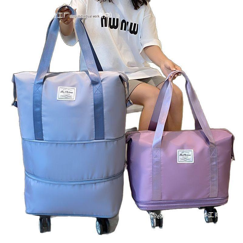 Large-Capacity Wheeled Waterproof Travel Bag for Short Trips