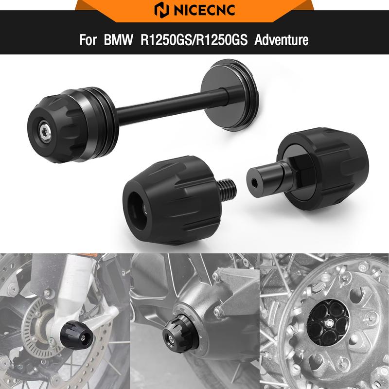 Für BMW R1250GS 2019-2023 R1250GS Adventure 2019-2024 Vordere Hinterrad Gabel Achse Sturzschutz Schieber R1250GS GSA R1250 GS ADV