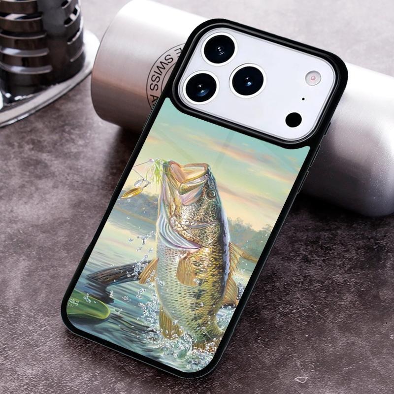 Rainbow Trout Fishing Skin Phone Case for iPhone 17 16 15 Pro Max Air 14 13 12 11 Plus Shockproof Capa Cover