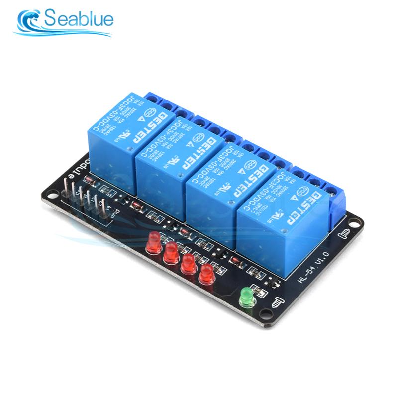 3V 1 2 4 Channel Relay Module Low Level Trigger With Lamp Relay Output 1 2 4 Way Relay Module For Arduino