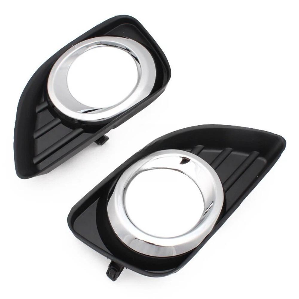 Fog Lights Cover Grill Bezel for Toyota Camry XV40 2010 2011 Facelift Fog Lamp Headlight Foglights Chrome black Car Accessories 1 pair