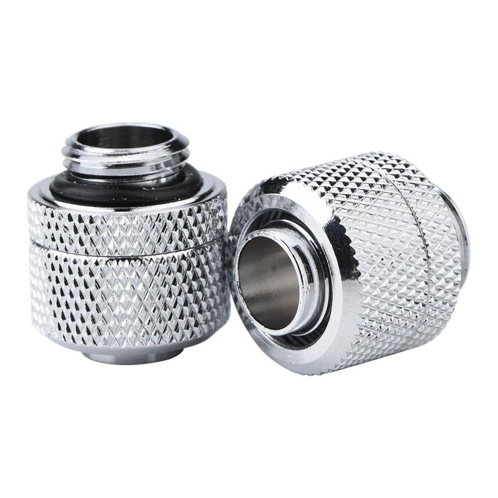 2PCS G1/4 Thread Water Cooling Fitting Tighten O-Ring Tube Connector Computer Water Cooling