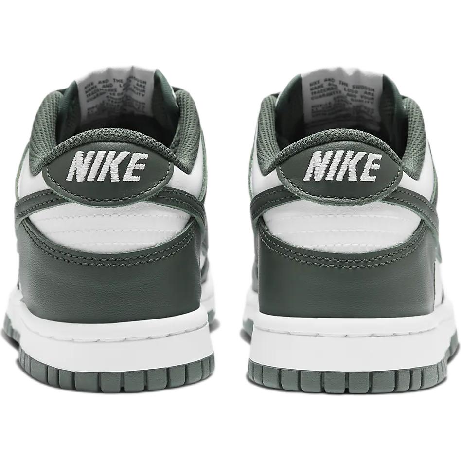 Nike Tênis Dunk Low GS Verde Vintage Infantil Branco FB9109-120