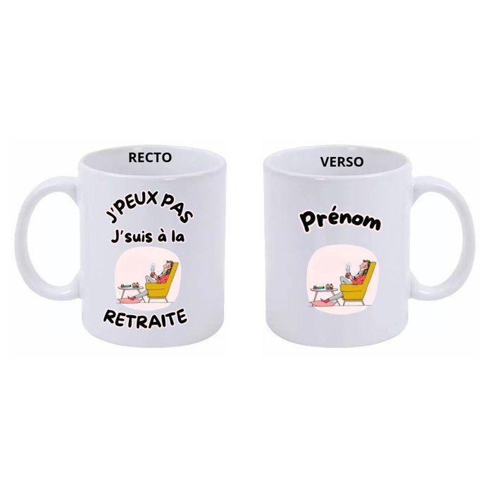 Mug Personnalisable - AA - 325 ml - Céramique - Compatible Micro-onde - Lave-Vaisselle