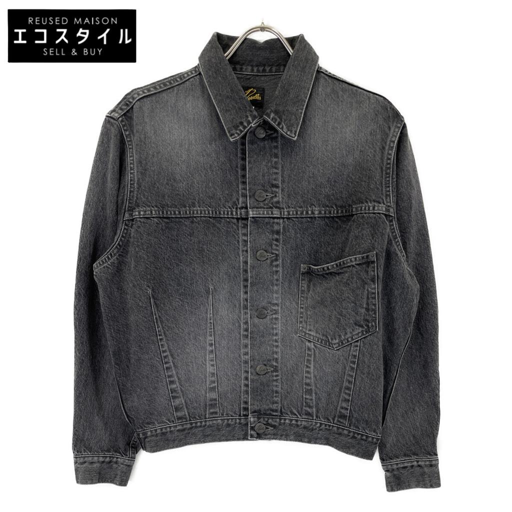 Needles QV158 Black Darts Bottom Jean Jacket 12oz Denim Jacket Jacket XS blackUsed