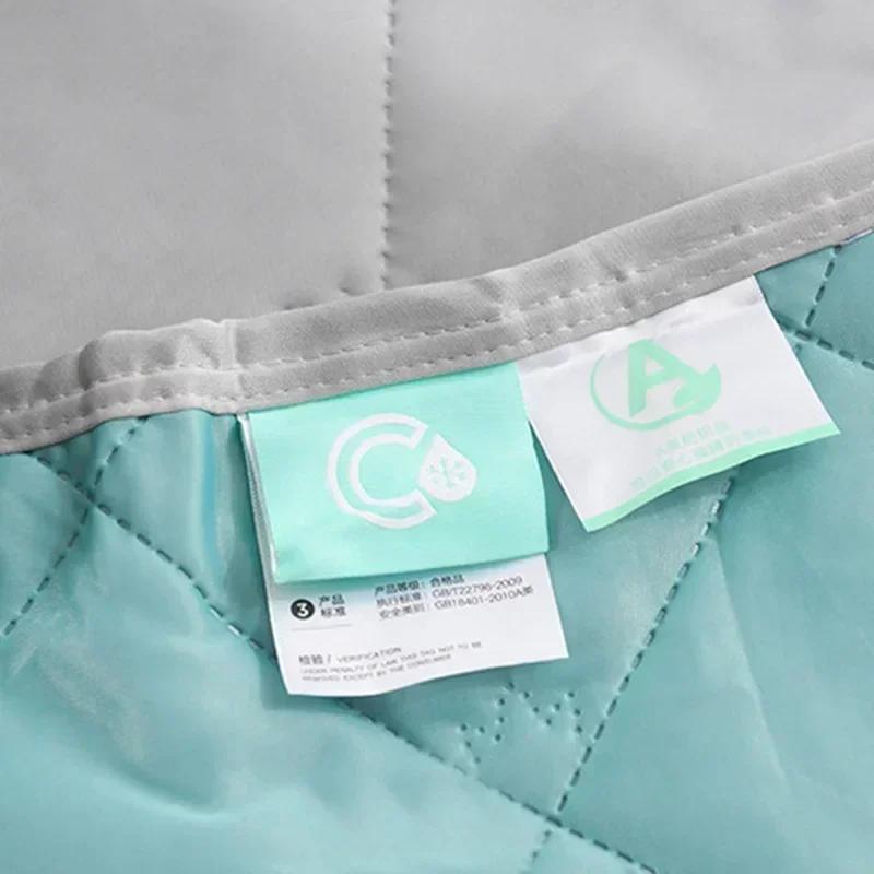 Mint Cool Feeling Antibacterial Ice Cream Summer Quilt Washable Summer Quilts Silk Air Conditioning Quilt SummerQuilt Comforter