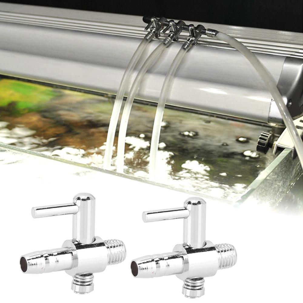 10PCS Set Thread Connection Fish Tank Accessory Flow Control Lever Air Flow Control Valve Aquarium