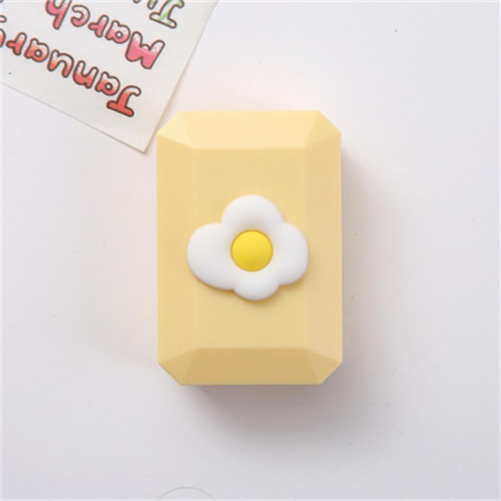 Travel Outdoor Cute Fruit Shape Storage C^ontact L^ens Holder Case Mirror Box Container