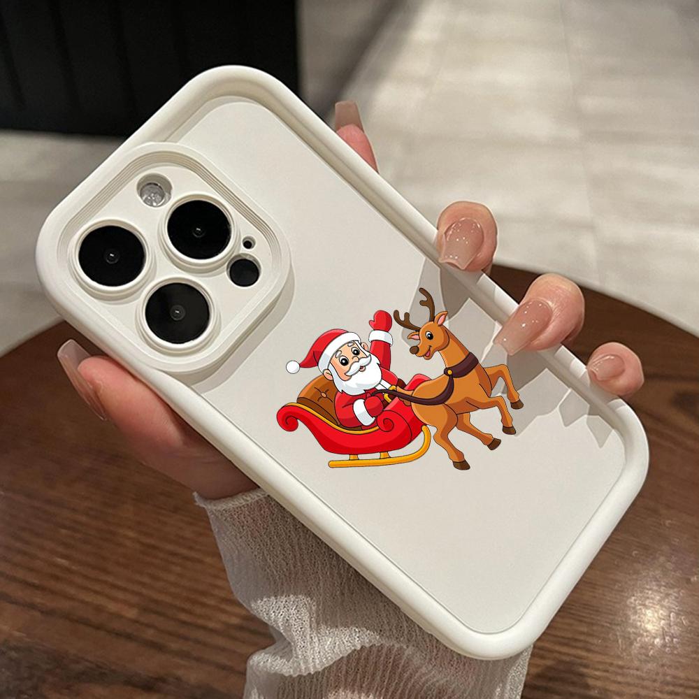 Sky Eye Ladder Soft Case for Samsung A06 A15 A25 A35 A55 A14 A24 A54 S23 S24 FE All Samsung Models Phone Cases Silicone Cover NY22 New Year Christmas