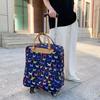Women's Universal Wheel Trolley & Backpack Travel Bag - Large, Lightweight, Ideal for Short Trips & Carry-On Luggage