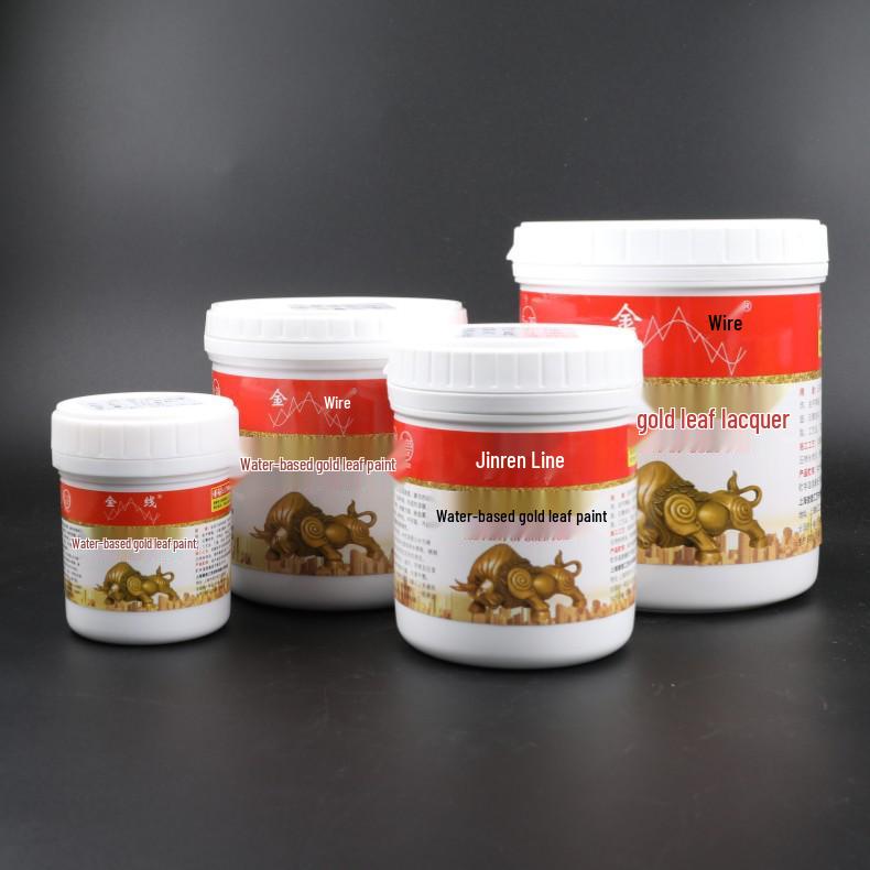 Gold Leaf Water-Based Paint: Glitter, Metallic Gold for Drawing & Stamping, Available in 170g-1000g Sizes