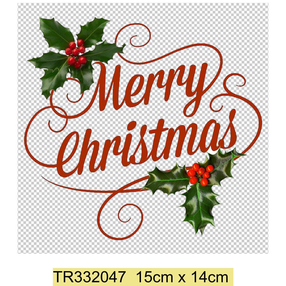 Aufbügelbilder Weihnachten Weihnachtsmann Bäume Kleidung DIY T-Shirt Kleid Applikation Wärmeübertragung Weihnachtsbaum Auto Aufbügel-Vinyl-Aufkleber