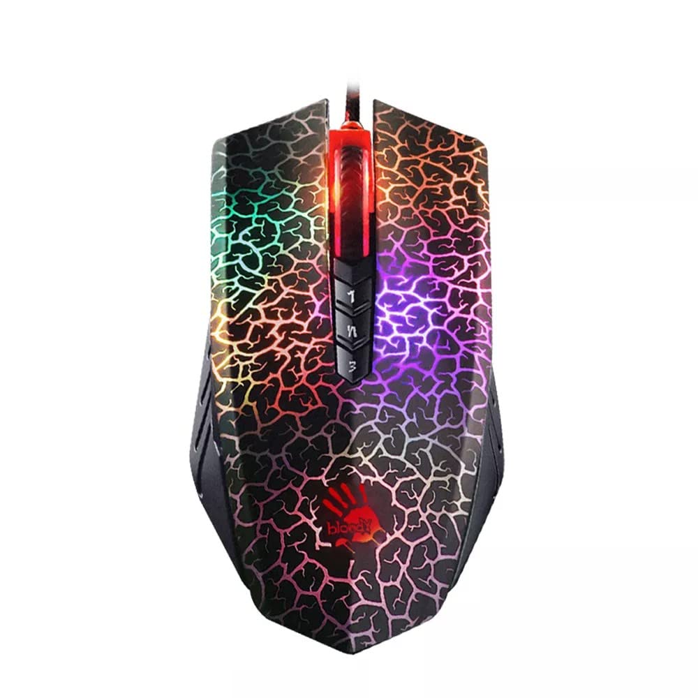 

Bloody Optical Gaming Mouse Light Strike Switch Scroll Повністю програмований вдосконалений макрос (ЛК) & - (A70)