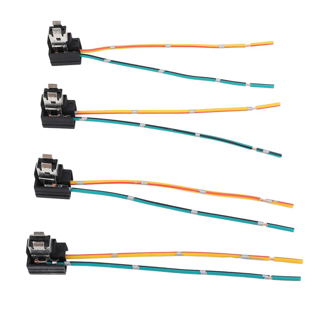 4 STÜCKE Scheinwerfer-Verkabelungsstecker DC12 bis 24V Scheinwerfer-Sockelkabelbaum für H1 Buchse