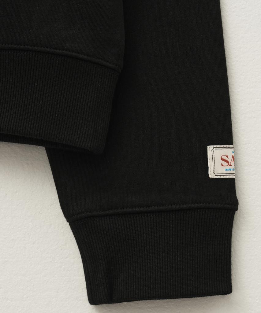 Seteo Classic Logo Sweatshirt Black Pink
