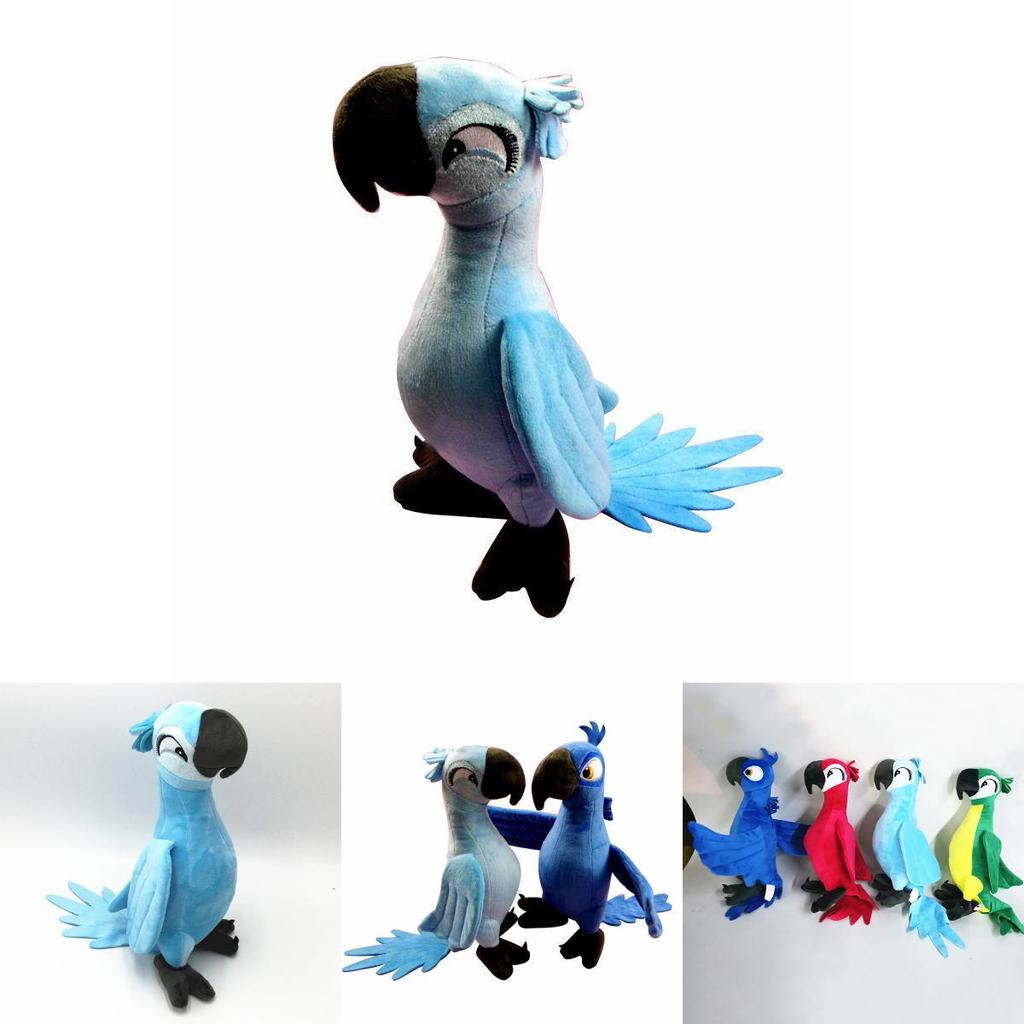 Soft And Cuddly 30cm Rio Movie Plush Toy Parrot Bird Stuffed Animal For Children