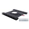 Car Seat Swivel Mount Plate 360 Degrees  Rotation Passenger Seat Swivel Base Replacement Carbon Steel Seat Turntable