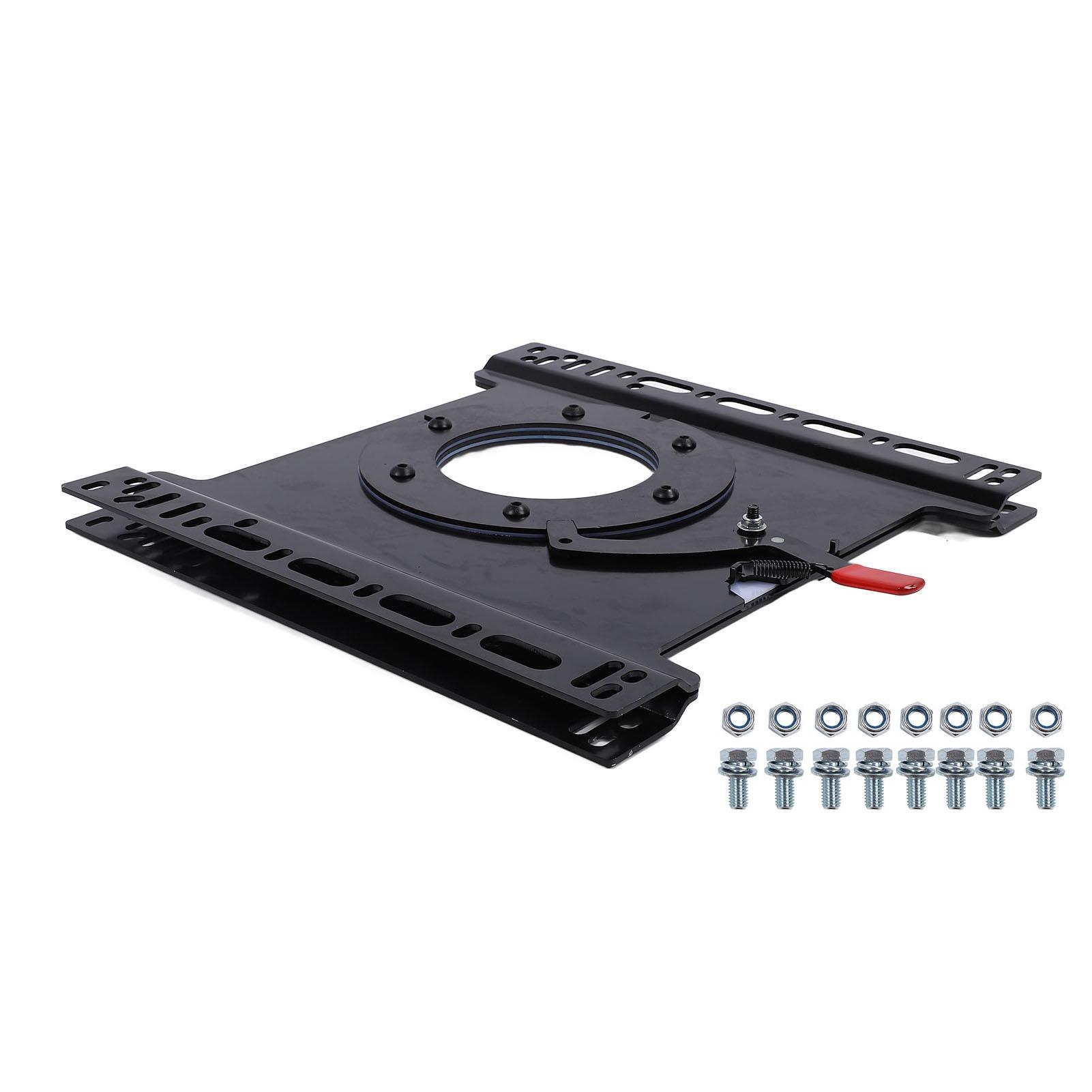 Car Seat Swivel Mount Plate 360° Rotation Passenger Seat Swivel Base Replacement Carbon Steel Seat Turntable for Sprinter