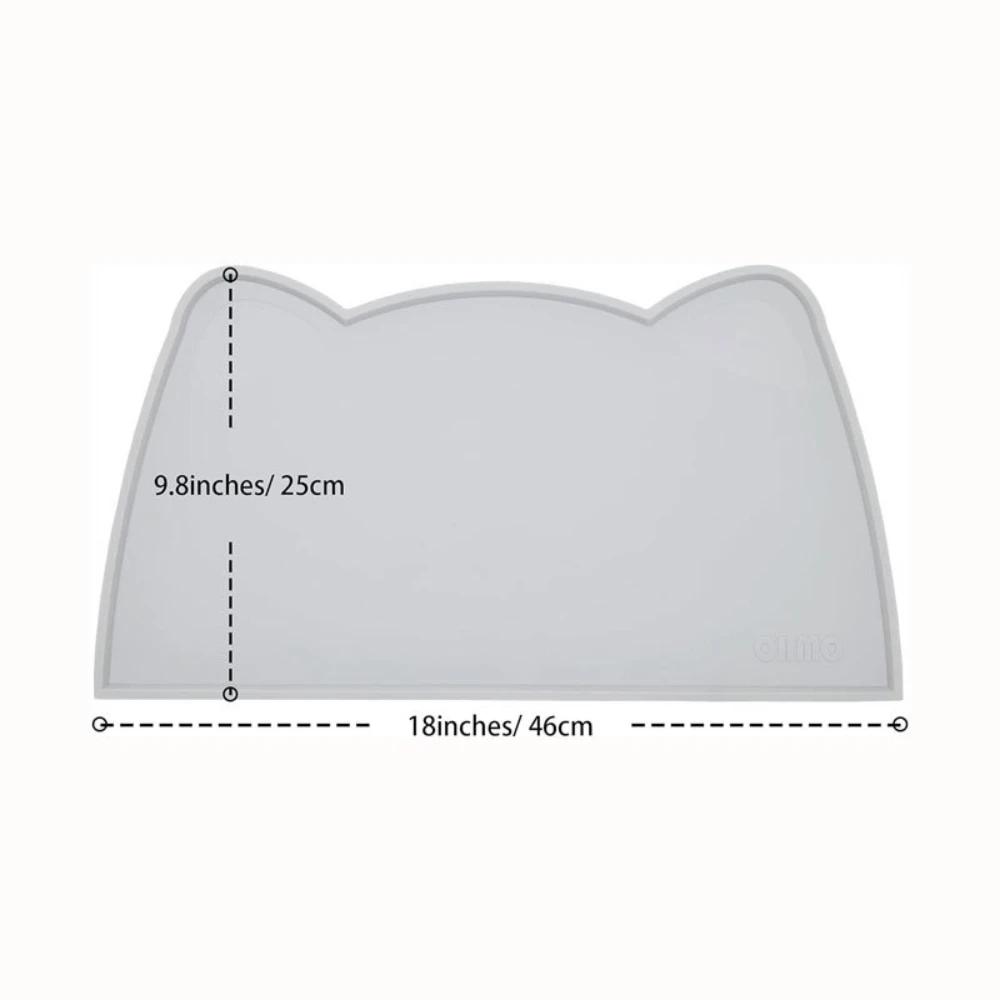 Non-Slip For Dogs Water Feeding Dog Accessories Waterproof Watering Supplies Silicone Food Mat Pet Cats Feeders Pets Products