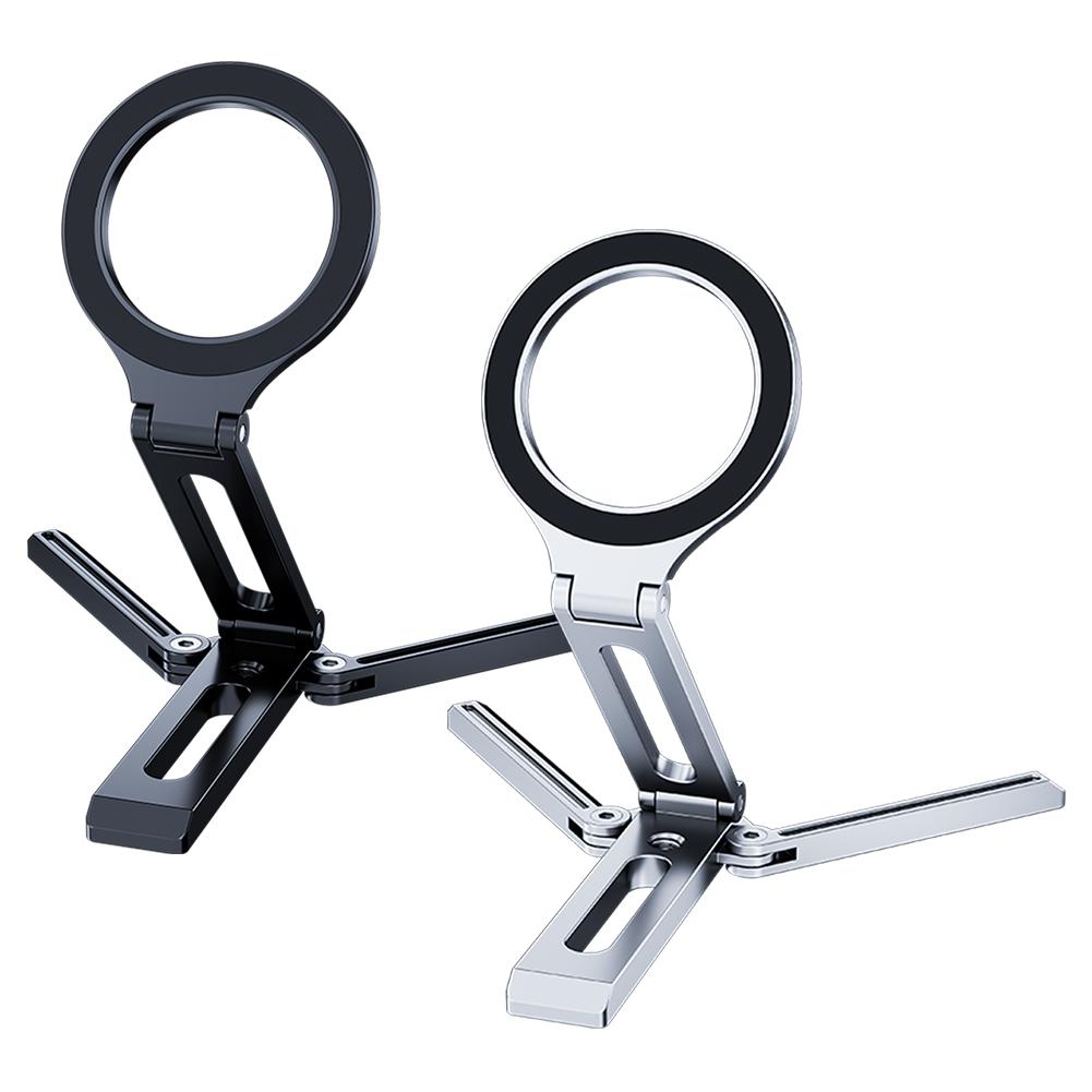 Magnetic Folding Phone Holder Multifunctional Foldable Phone Stand Smartphone Desk Stand for Cell Phone Video Recording Travel