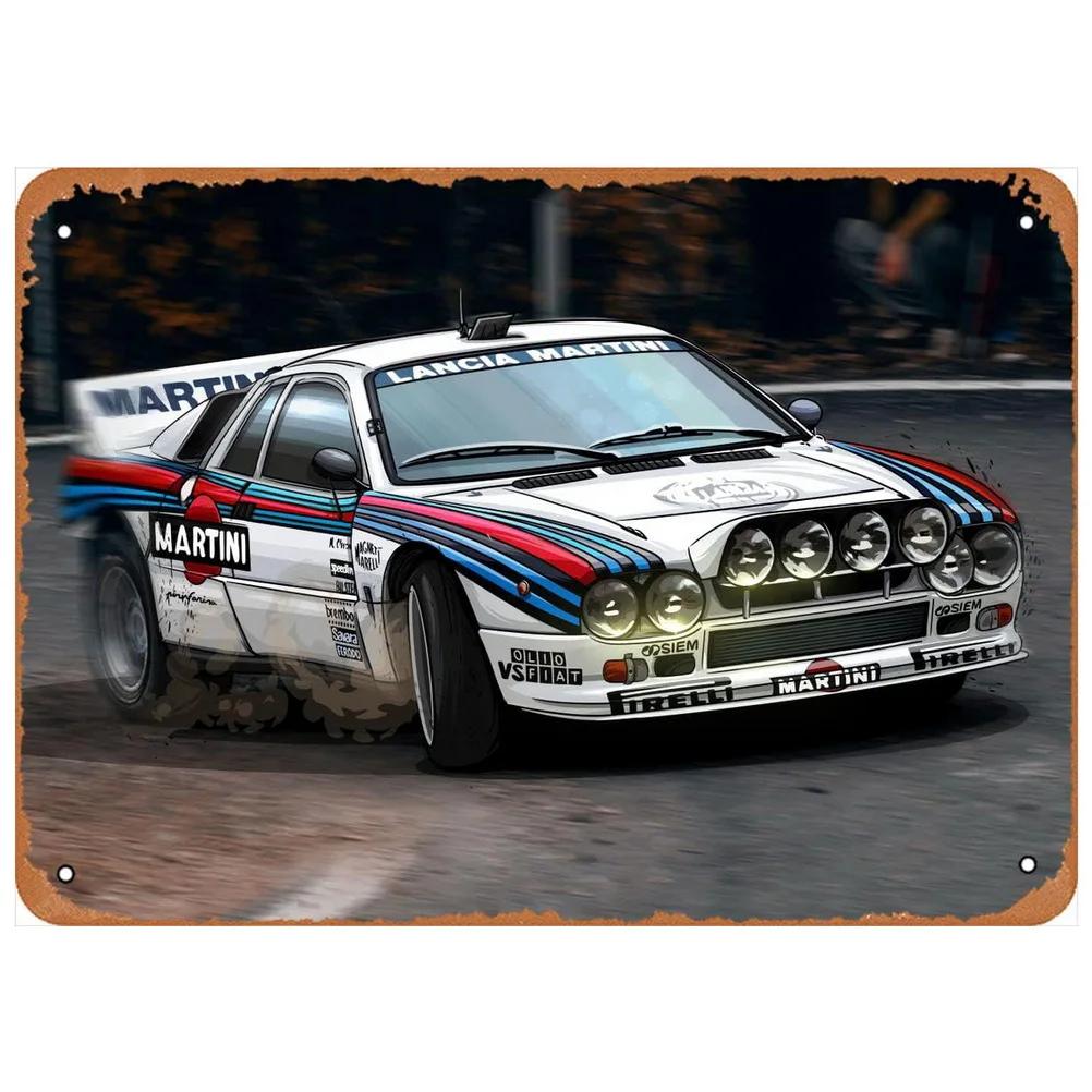 Decor Racing Vintage Metal Signs Tin Sign Monaco Grand Prix Racing Funny Poster Decor for Bar Pub Club Man Cave Wall Decoration