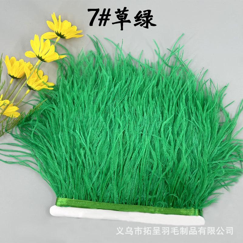 Color 10-15Cm Ostrich Hair Cloth Edge Multiple Colors Wedding Clothing Accessories D