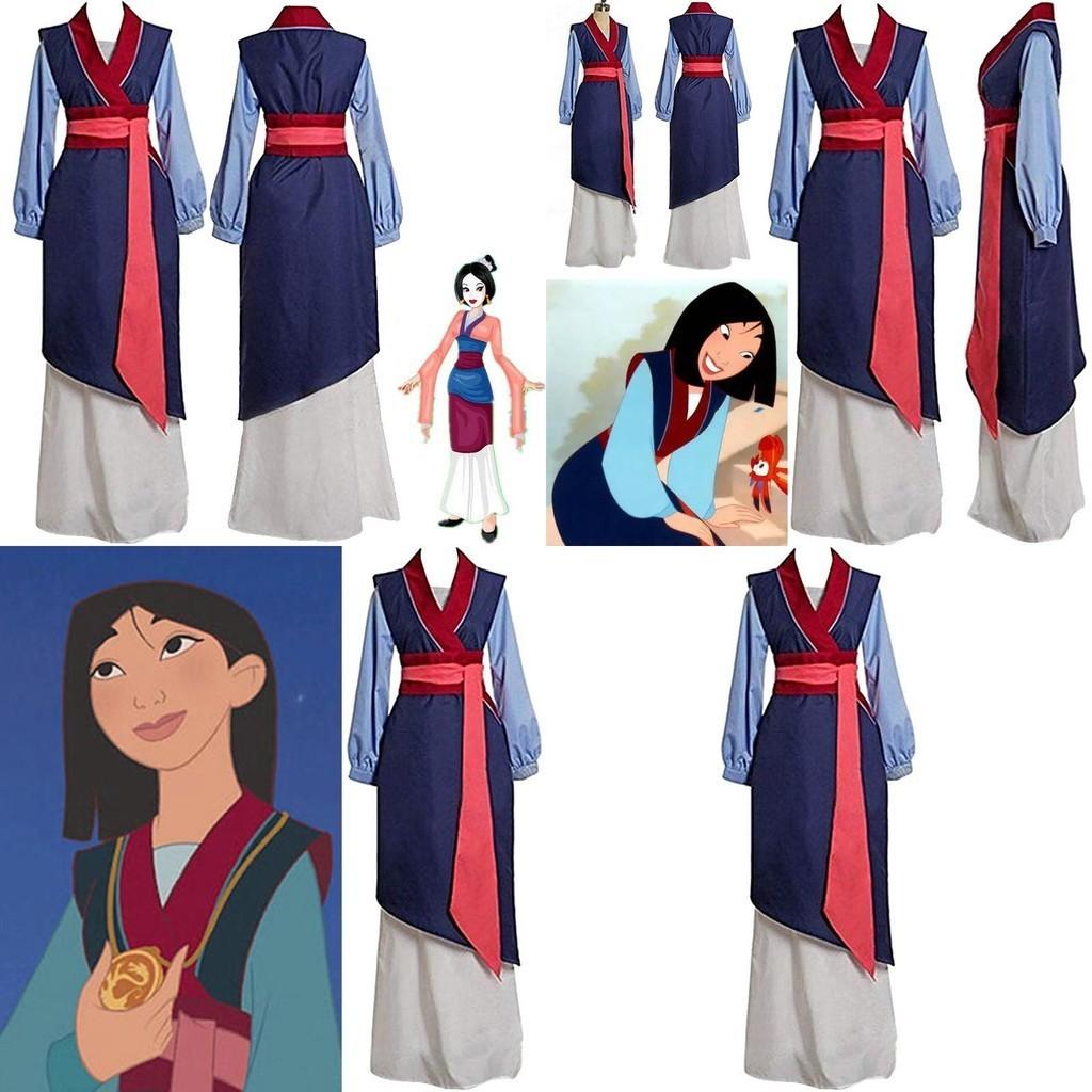 Deluxe Mulan Cosplay Kimono Costume With Full Accessories For Women And Girls