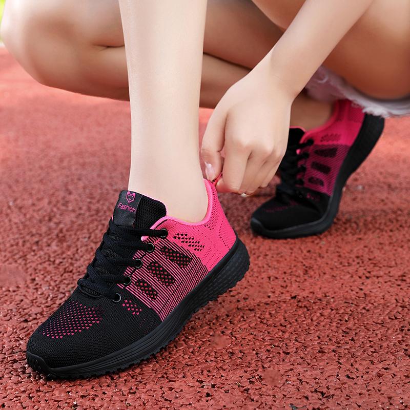 Spring / Autumn Women's Flying Women's Shoes Running Shoes Summer Breathable Casual Sports Women's Shoes