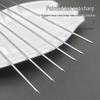 Danle Stainless Steel U-Shaped Barbecue Forks with Wooden Handles