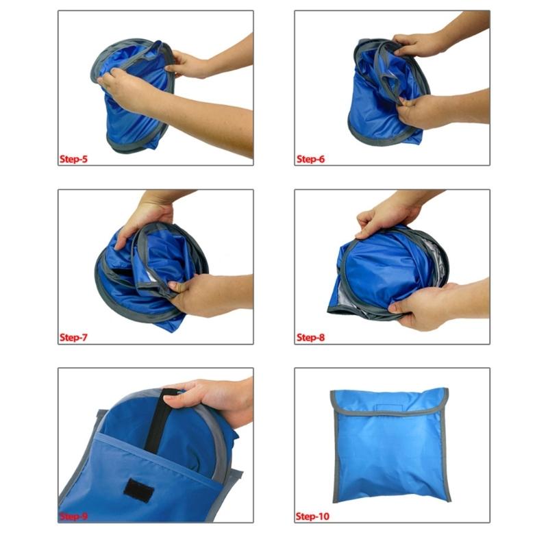 Portable Beach Headrest Sunshade Tent Light Weight Head Sun Shelter Tent for Outdoor Beach Camping Easy To Carry