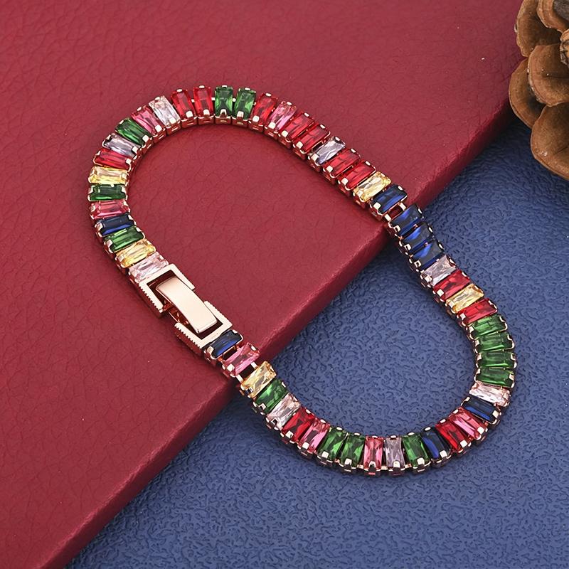 1Pcs Exquisite Noble Stylish Crystal Bracelet For Women Lady, Charming Wedding Jewelry Gift Party Gift