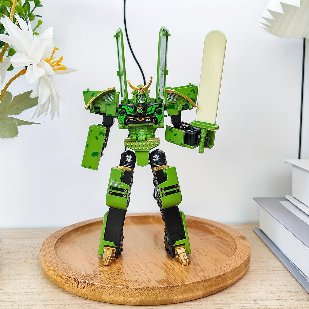 Dual Form Transformation Toy Joint Movable Creative Ice Cream Robot Mecha Model Ornament Simulated Ice Cream Puzzle Transformation Toy