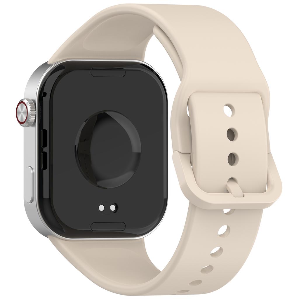 For Xiaomi Redmi Watch 6 Silicone Watch Band Replacement Strap Pin Buckle Wristband