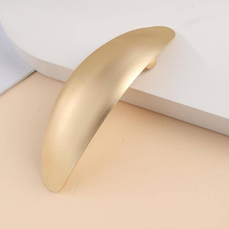 1pc Women Oval Decor Fashionable French Clip for Daily Life Casual Hair Clips Hair Accessories for Women Claw Clips