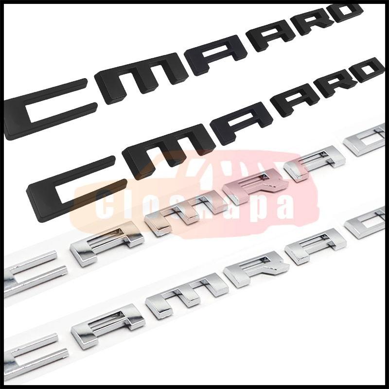 Pair Side Fender Door Emblem For Camaro 2010-2015 Letter Passenger Driver Badges