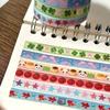 1 Roll Cute Cartoon Washi Tape, Assorted Patterns, Single Use Paper Material, Decorative Adhesive Tape for Scrapbooking and Crafting