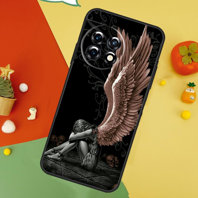 Fantasy Angel Girl Wings Case For OnePlus Nord 5 CE 2 3 4 Lite N20 N30 OnePlus 15 13 12 11 10 10T 12R 13T 13R Cover