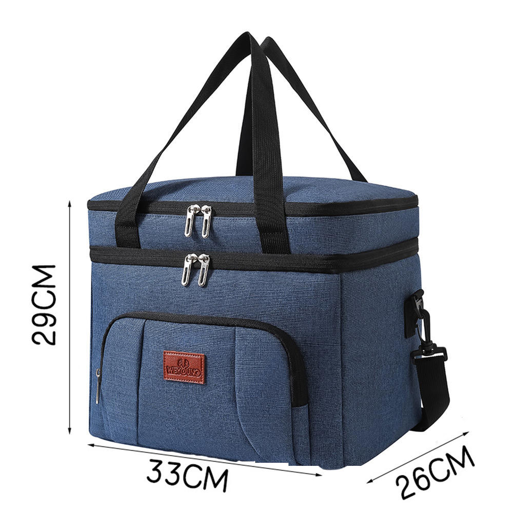 Thickened Freezer Bag High-Quality Insulated Lunch Bag Tactical Ice Bag Portable For Traveling Hiking Beach Trips