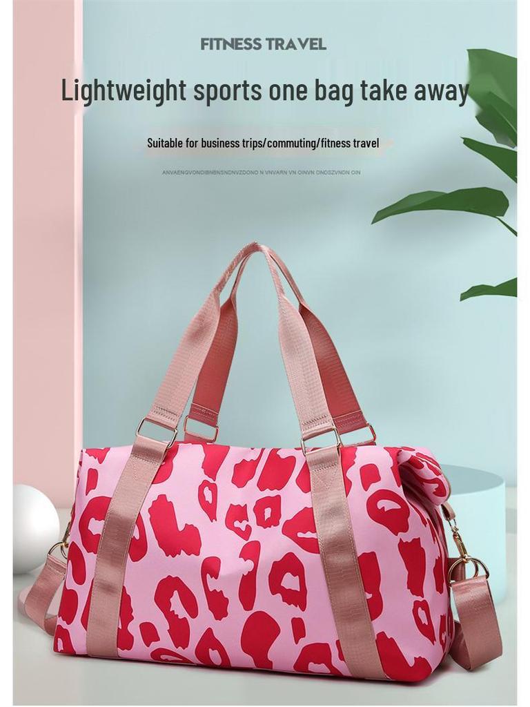 Women’s Large Lightweight Travel Gym Bag with Wet/Dry Separation - Carry-on Luggage for Men & Women