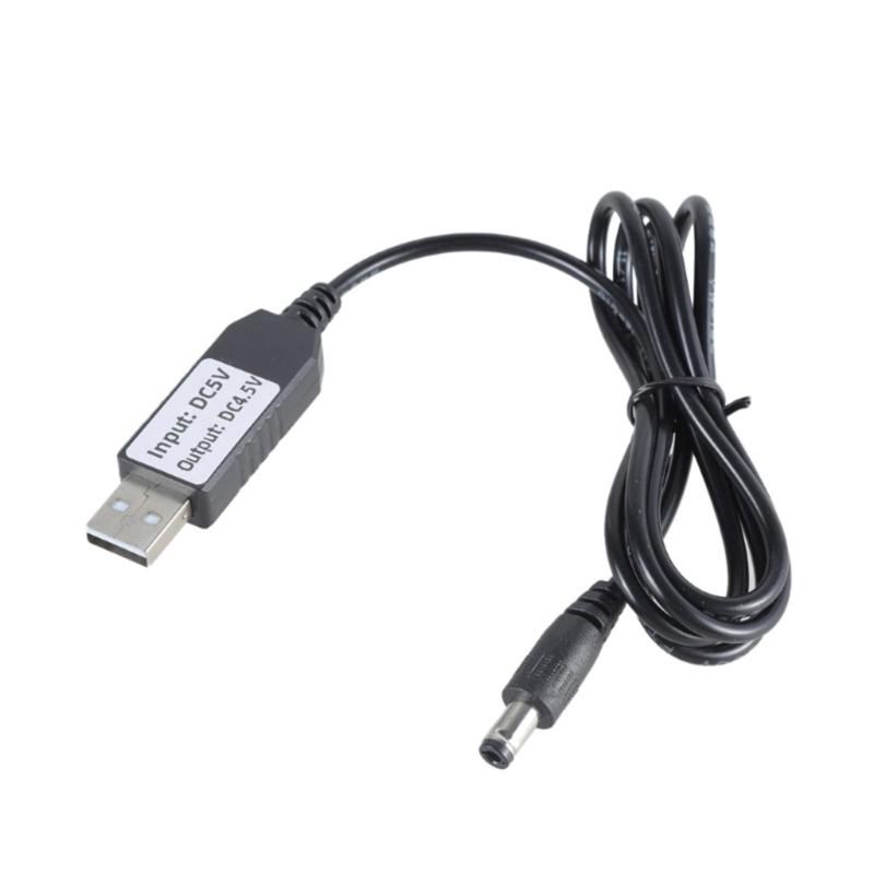 Battery Elimination Wire USB 5V to 4.5V Power Supply Adapter Cord for LED Light Tool Compatibility with 3pc 1.5V LR20