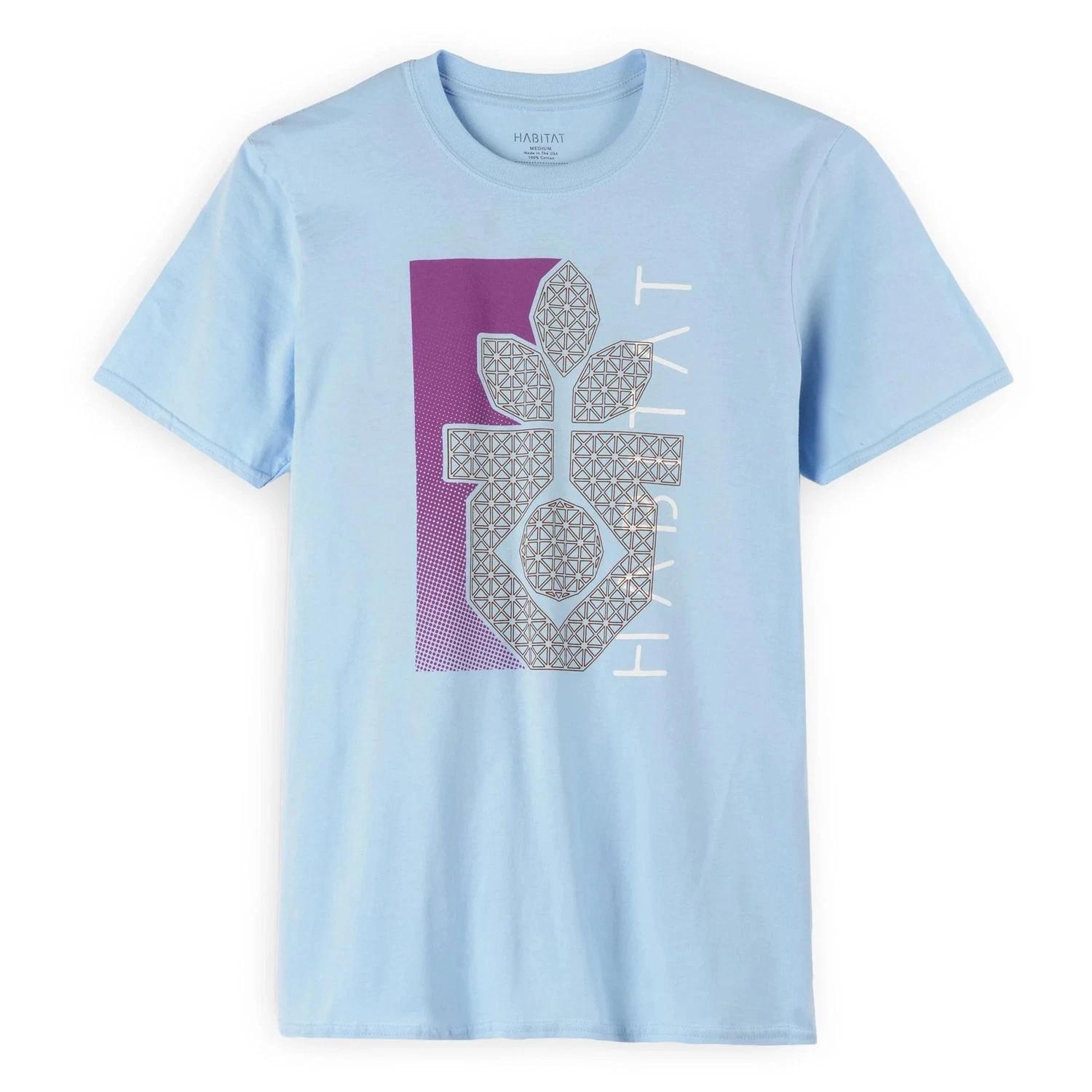 Habitat Skateboards Shirt Geodesic Blue S