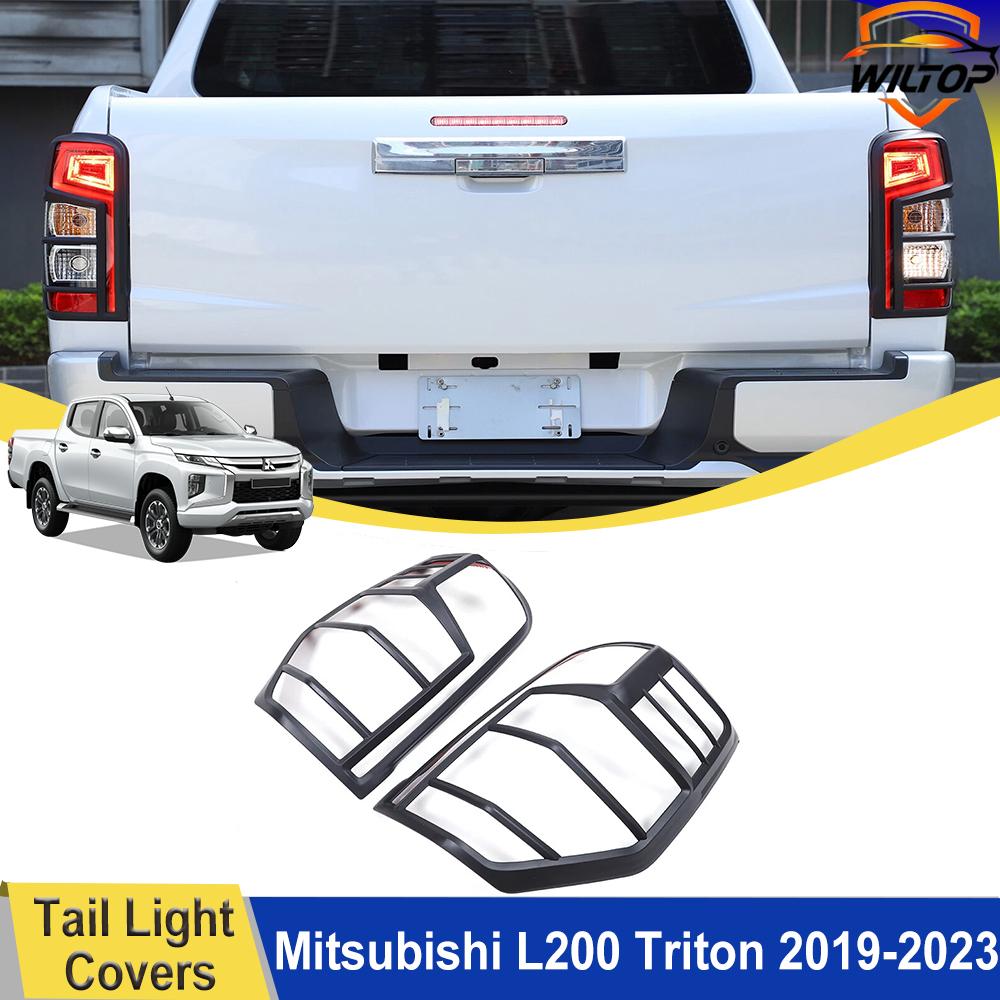 Headlight Tail Light Covers For Mitsubishi L200 Triton 2019-2025 Protector Cover Exterior ABS Lamp Hoods Car Exterior Accessorie