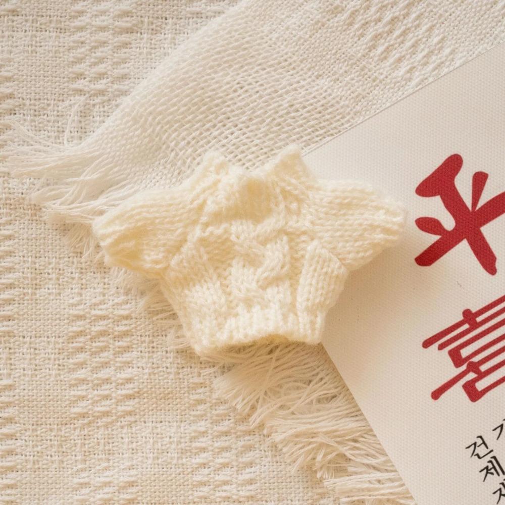 1 Stk. Heißverkauf 10cm Schulleiter Hundebekleidung Miniaturpullover für 1:8 Bjd Spielzeugpuppe Pullover Puppe Weihnachten Tragen Zubehör