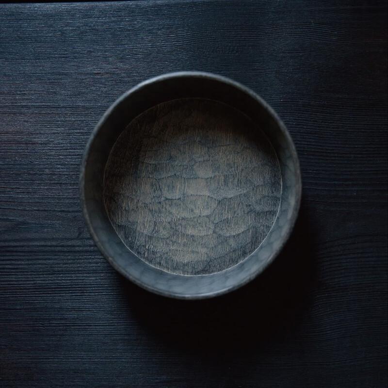 Mo Zheng Cherry Wood Lacquer Round Bowl