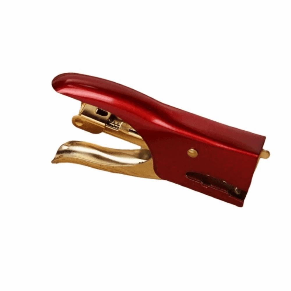 Paper Binding Paper Nail Machine Handheld Stapleless Staplers Multi-Functional Stapler  School красный