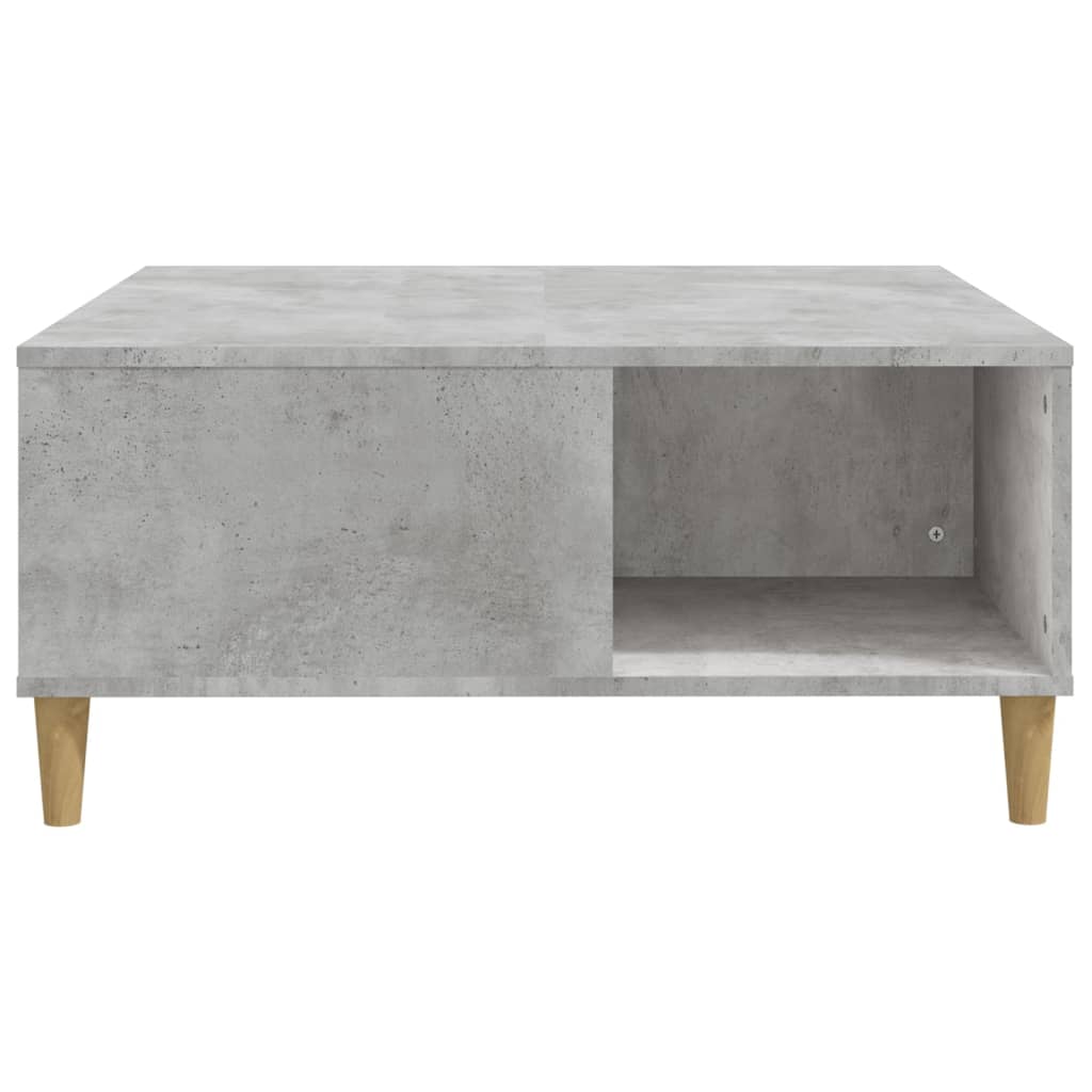 Coffee Table, Concrete Grey, 80x80x36.5 Cm