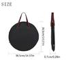 10Inch Dumb Drum Bag Oxfords Cloth Snare Drum Case Carrying Bag with Zippers