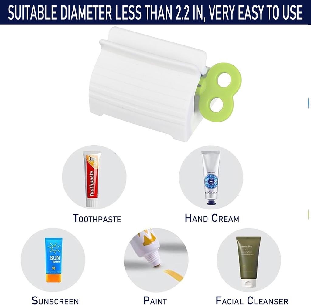 Toothpaste Squeezer Rolling Holder Stand Dispenser Simple Kid Tube Squeezer Dental Tube Squeezer Tool for Bathroom Accessories