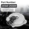 24360-2GGD0 Camshaft Position Actuator Kit for Kia, 2-Pin VVT Solenoid w/Cover & Seal, Solves P0011/P0014 Codes, Engine Timing Control Sensor